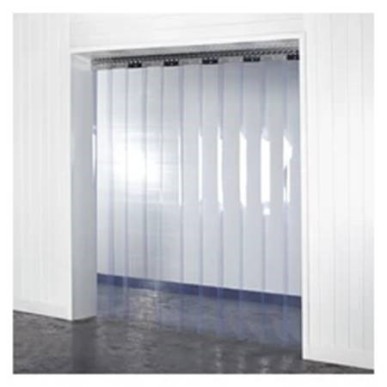 Rolo de tiras de PVC transparente 15, 25 ou 50 m