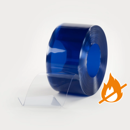 Rolo de tiras de PVC ignífugo 15, 25 ou 50 m