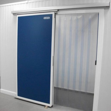 Cortina de tiras de PVC para câmara frigorífica