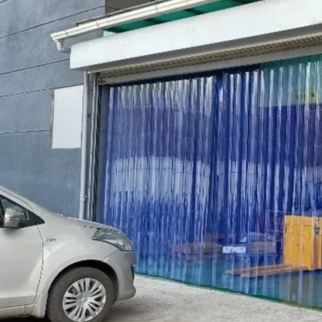 Cortinas de tiras PVC corrediças à medida – Sistema Deslizante Profissional (v2)