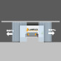 Cortinas de tiras PVC corrediças à medida – Sistema Deslizante Profissional (v2) Cortinas de tiras PVC corrediças à medida – Sistema Deslizante Profissional (v2)