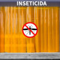 Cortina de tiras de PVC amarelo antimosquitos Cortina de tiras de PVC amarelo antimosquitos