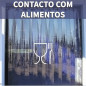 Cortinas de tiras de PVC transparente para contacto com alimentos Cortinas de tiras de PVC transparente para contacto com alimentos