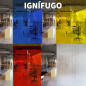CORTINA DE TIRAS DE PVC IGNÍFUGAS M1-B1 - AZUL,VERDE,VERMELHO,AMARELO,OPAL CORTINA DE TIRAS DE PVC IGNÍFUGAS M1-B1 - AZUL,VERDE,VERMELHO,AMARELO,OPAL