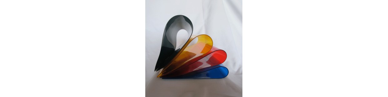 Tiras de PVC de cor